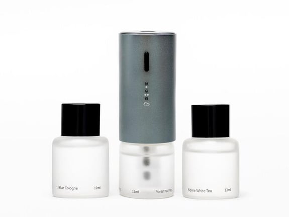 Silver Aroma difuzer AM01-01B + dve dodatne bočice mirisa