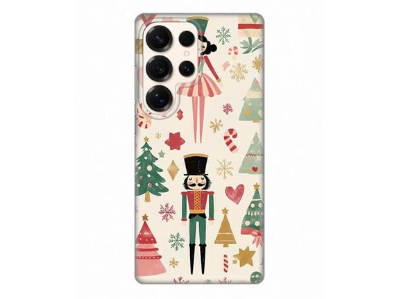 Maska za Samsung Galaxy S25 Ultra Vintage Christmas Silikonska Print