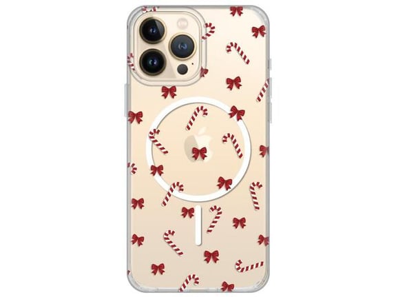 Maska za iPhone 13 Pro Max 67 Candy Bows Print Magsafe