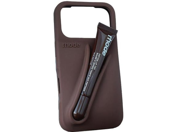 Maska za iPhone 17 Pro espresso Rhode LIP CASE + LIP TINT