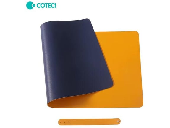 Podloga za miš Coteci S (30 x 60 cm) teget žuta