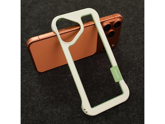 Maska za iPhone 17 Wolmtt Candy Bumper bela