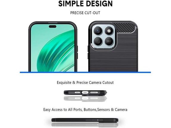Maska za Honor X7d 4G/400 Smart 5G Defender Safeguard crna