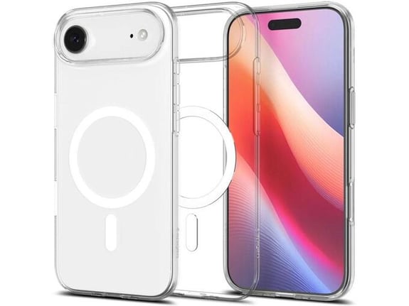 Maska za iPhone Air clear/white Spigen Liquid Crystal Mag MagSafe
