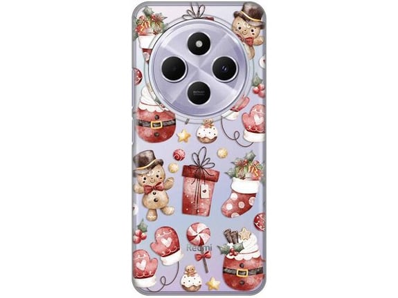Maska za Xiaomi Redmi 14C/Redmi A4 Cozy Christmas Silikonska Print Skin