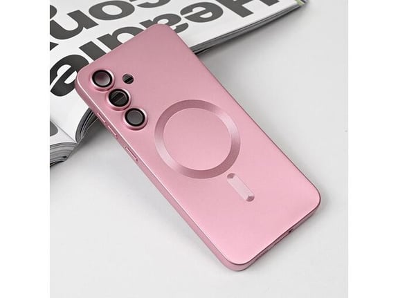Maska za Samsung Galaxy S25 FE Magsafe Chrome roze