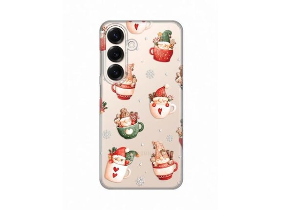 Maska za Samsung Galaxy S25 Ho Ho Ho Silikonska Print