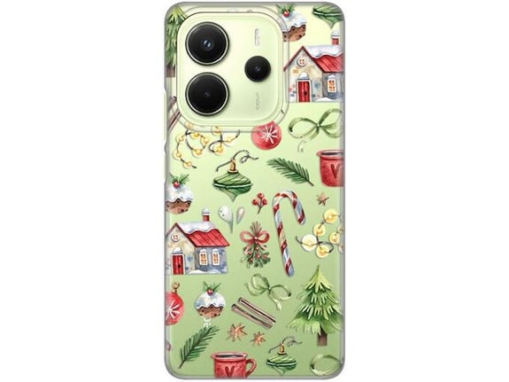 Maska za Xiaomi Redmi Note 14 4G (SRB) Winter Spirit Silikonska Print Skin
