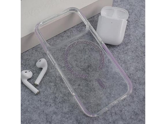 Maska za iPhone 17 Pro ljubičasta Mag Case Bling
