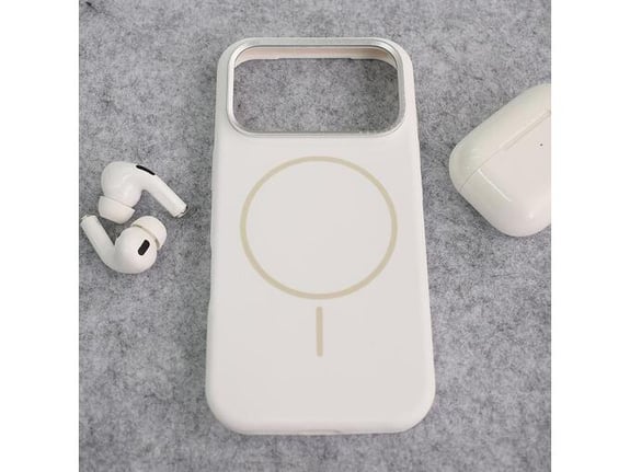Maska za iPhone 17 Pro Max pearl white Mag Case Nanobit Pure