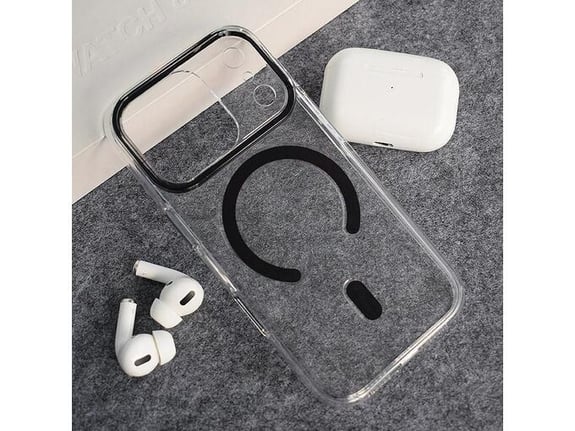 Maska za iPhone 17 Pro Berlia Sheen Mag Case crna