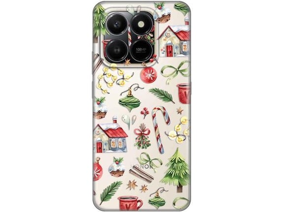 Maska za Honor X7d 4G/400 Smart 5G Winter Spirit Silikonska Print Skin
