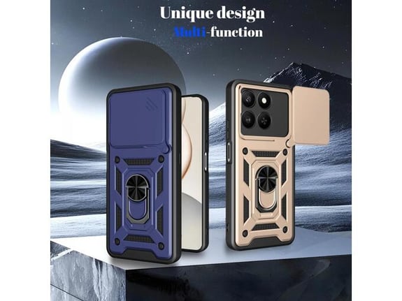 Maska za Honor X7d 4G/400 Smart 5G Hard Shield tamno zelena