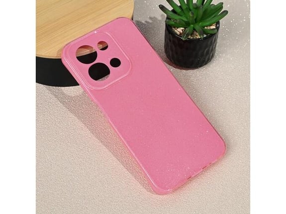 Maska za Xiaomi Redmi 15C (173mm) Flash Crystal roze