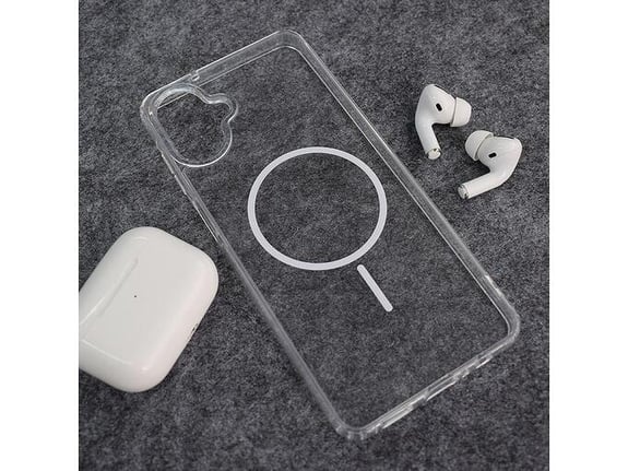 Maska za Samsung A07/ A075F Mag Case Clear Slim bela