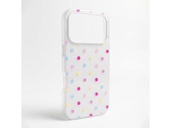 Maska za iPhone 17 Pro Candy Dots bela