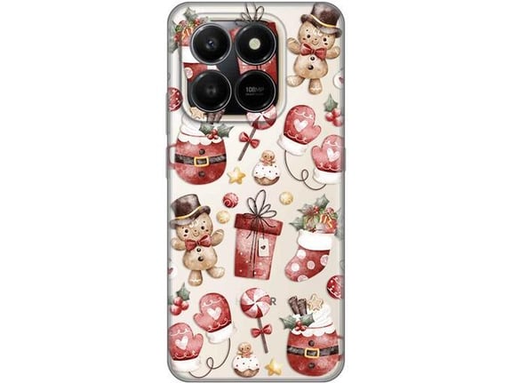Maska za Honor X7d 4G/400 Smart 5G Cozy Christmas Silikonska Print Skin