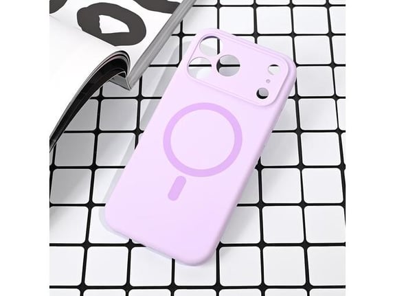 Maska za iPhone 17 Pro Max 69 Magsafe Pure color lila