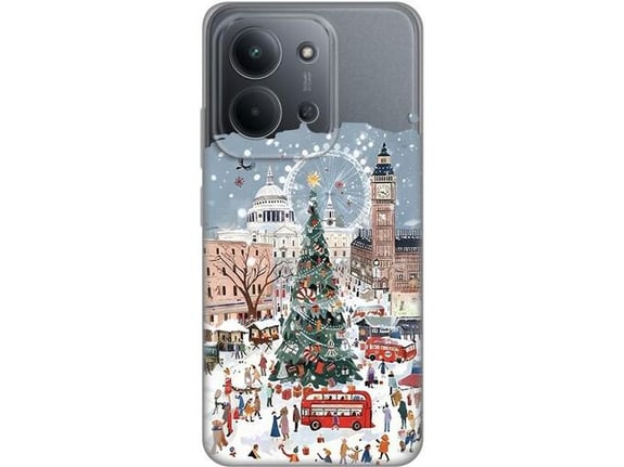 Maska za Xiaomi Redmi 15C 4G Christmas Town Silikonska Print Skin
