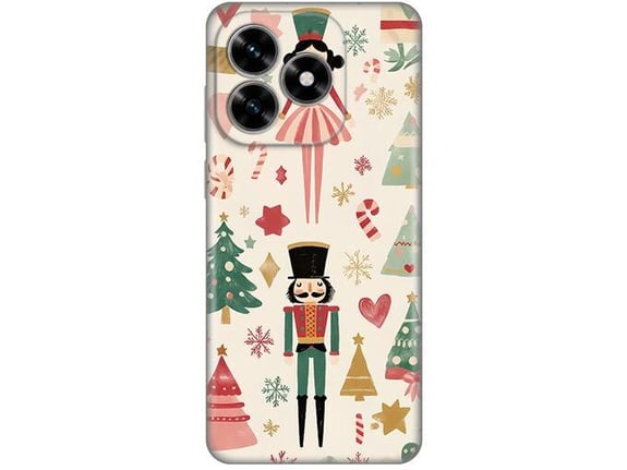 Maska za Honor X5c Plus Vintage Christmas Silikonska Print