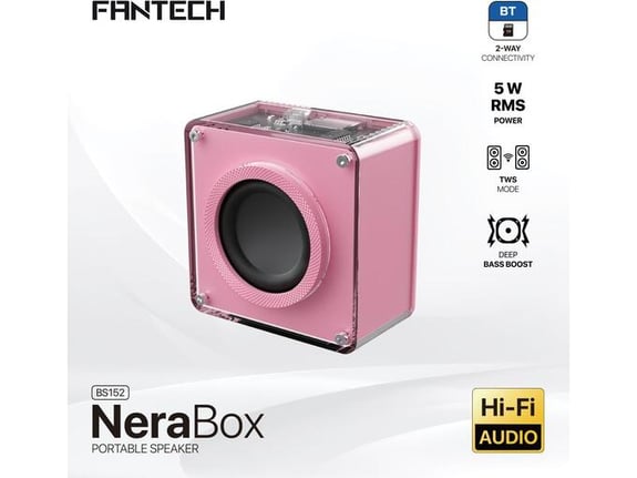 Bluetooth zvučnik Fantech BS152 NeraBox roze