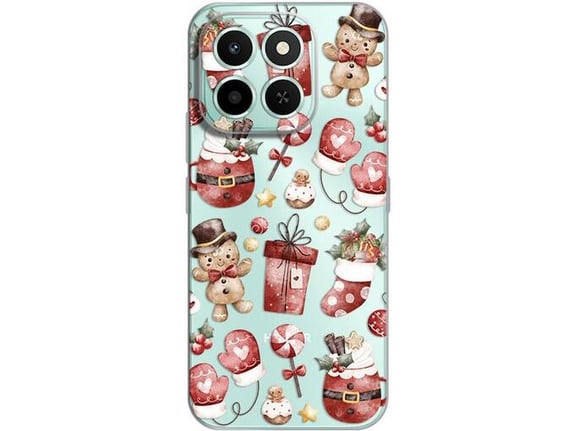 Maska za Honor X6c Cozy Christmas Silikonska Print Skin