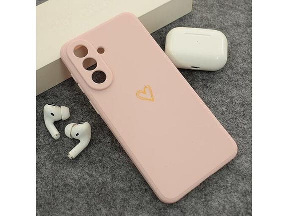 Maska za Samsung A57 5G/ A576B Golden Heartbeat roze