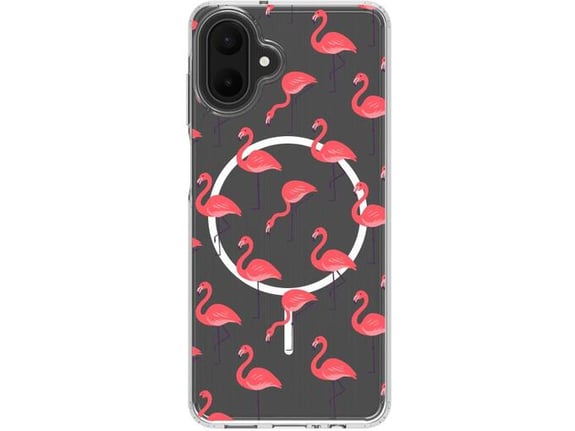 Maska za Samsung A07/ A075F Tropical Flamingos Mag Case Nanobit Print