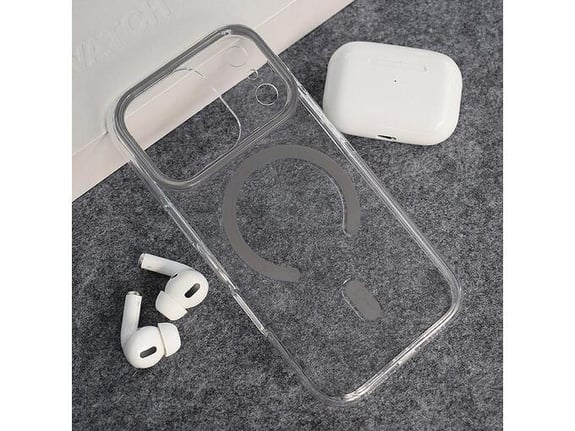Maska za iPhone 17 Pro Max Berlia Sheen Mag Case siva