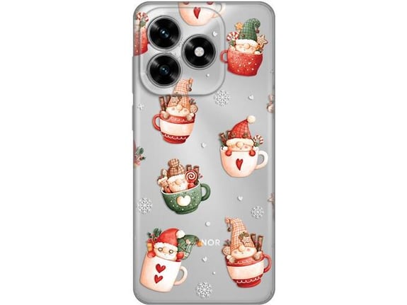 Maska za Honor X5c Plus Ho Ho Ho Silikonska Print