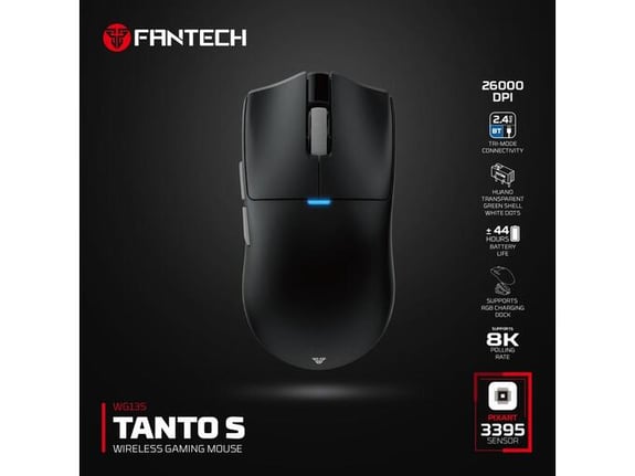 Miš Wireless Gaming Fantech WG13S Tanto S crni