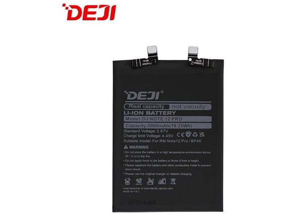 Baterija DEJI za Xiaomi Redmi Note 12 Pro BP4K (5160mAh)