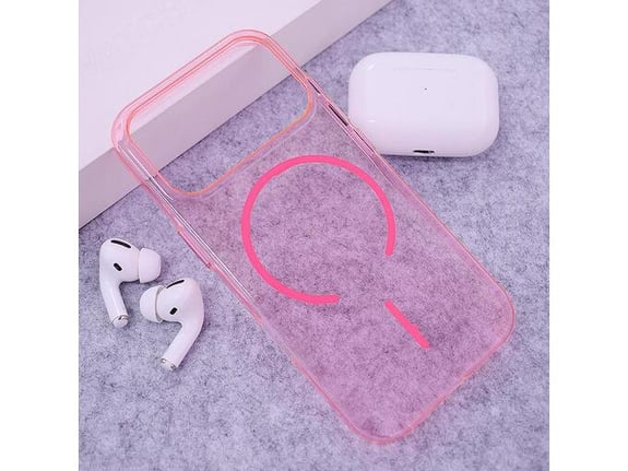 Maska za iPhone 17 Pro Mag Case Neon roze