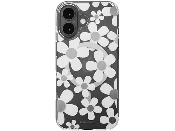 Maska za iPhone 17 Mag Case SwitchEasy Fleur bela