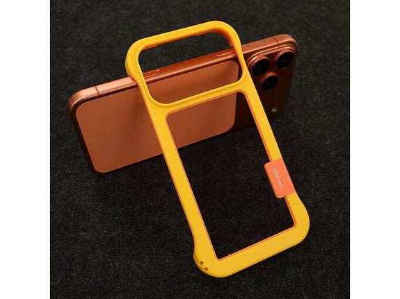 Maska za iPhone 17 Pro Max žuta Wolmtt Candy Bumper