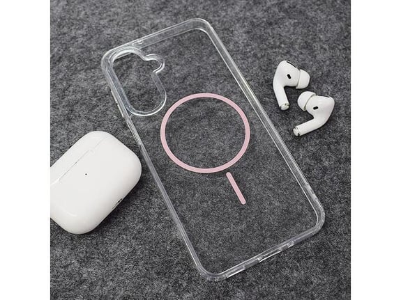 Maska za Samsung A17 5G/ A175F Mag Case Clear Slim roze