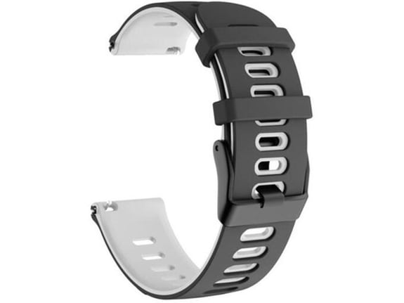 Narukvica double za smart watch Samsung 4, 5 22mm crno bela
