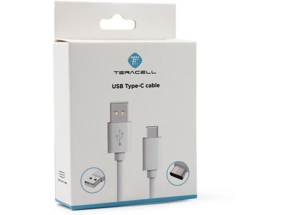 Data kabl Teracell Plus 2.4A Type C crni 1.2m