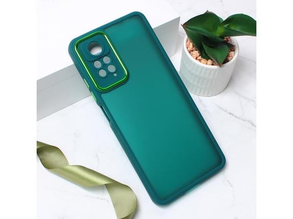Maska za Xiaomi Redmi Note 11 Pro 4G/5G/Note 12 Pro 4G Shining Camera tamno zelena