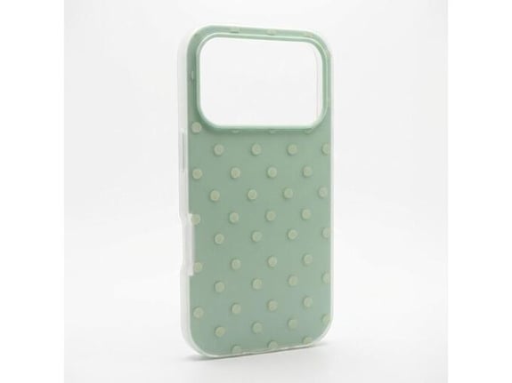 Maska za iPhone 17 Pro tirkiz Candy Dots