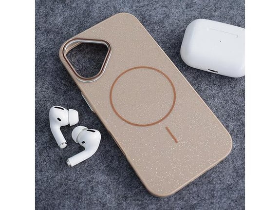 Maska za iPhone 17 Mag Case Fashion Glitter zlatna