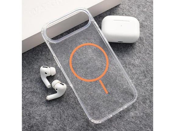 Maska za iPhone Air narandžasto Mag Case Clear Slim