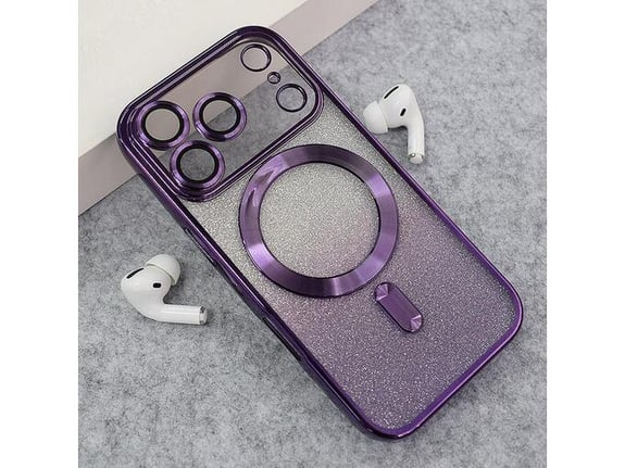 Maska za iPhone 17 Pro Max ljubičasta Mag Case Electroplated