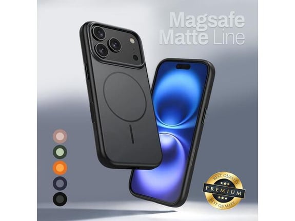 Maska za iPhone 16 Pro Max 69 Magsafe Matte Line plava