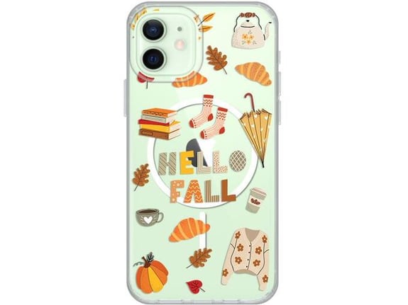 Maska za iPhone 12/12 Pro 61 Hello Fall Print Magsafe