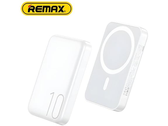 Power bank prenosiva baterija Magsafe REMAX Usion Series RPP-65 PD 20W + QC 15W Fast Charging 10000mAh beli