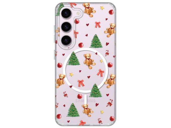 Maska za Samsung Galaxy S23 Merry Bear Print Magsafe