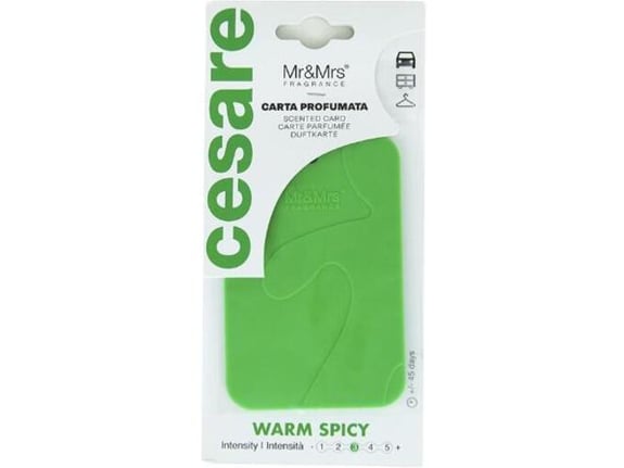Cesare Miris za auto Scented card green warm spicy 299095