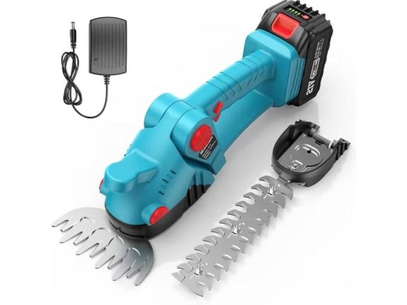 2 U 1 AKU Trimer za živu ogradu sa punjačem i baterijom
AKU Trimer za živu ogradu sa punjačem, baterijom i dva nastavka, 2 u 1