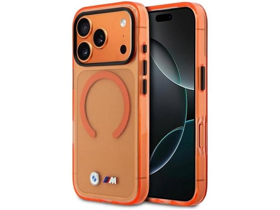 Maska za telefon iPhone 17 Pro BMW M IML Metal Logos MagSafe